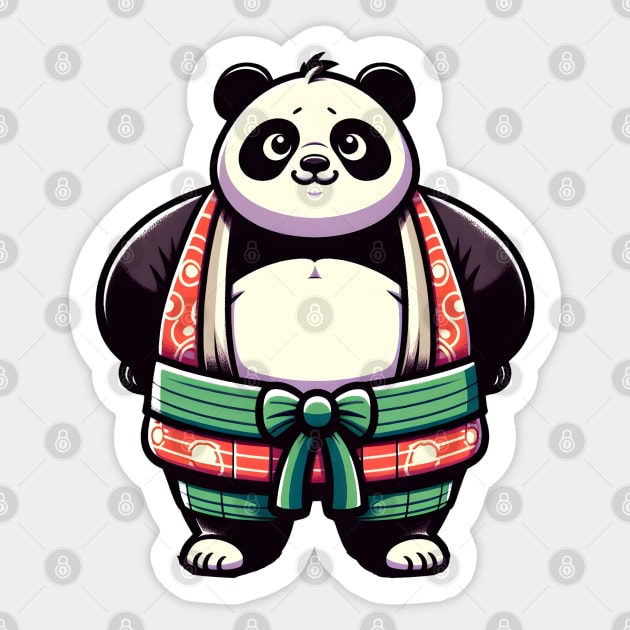 Sumo panda Sticker by Japanese Fever